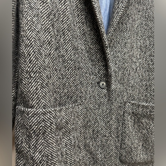 GAP Women's Herringbone Blazer Coat Sz XS Jacket - Picture 3 of 7